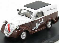 Brumm Fiat 500b Van Pubblicitario Caffarel Cioccolato 1950 1:43 Hnědá Bílá