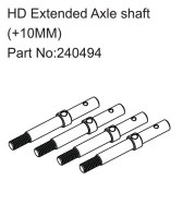 HBP240494 - HD Extended Axle shaft ( +10MM )