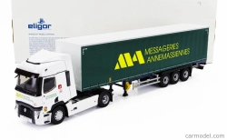Eligor Renault T460 Truck Telonato Annemassiennes Transports 2021 1:43 Bílá Zelená