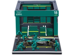Bburago Aston Martin AMR25 (2025) 1:43 #18 Stroll (Pit Pass Set)