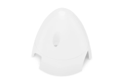 Kužel 3-listý 57mm Bílý Angl.