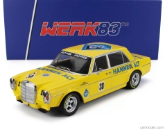 Werk83 Mercedes benz 300 Sel 6.8 Team Hannen Alt N 38 Hockenheim 1971 Hans Heyer 1:18 Žltá