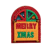 2Kids Toys Diamantové maľovanie Magnetka Okno Merry Christmas