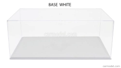 Vetrina zobrazovací box Vetrina zobrazovací box Box pre 1/18 Base In Plastica Bianca - Plastic Base White - Lungh.length Cm 33.5 X Largh.width Cm 17.3 X Alt.height Cm 13.0 (altezza Interna Interior Height Cm 11.0) 1:18 Plastic Display - White