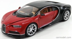 Welly Bugatti Chiron Le Patron 2016 1:24 Talianska červená - čierna Nokturno