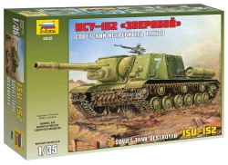 Zvezda sovětské samohybné dělo ISU-152 (1:35)
