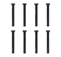 Skrutky M2,5*20, polguľatá hlava