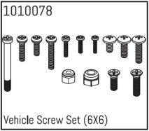 HBP240100 - (1010078) Vehicle Screw Set (6X6)