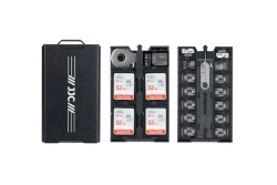 JJC Hliníkový dvojstranný úložný box na paměťové karty (4SD + 12TF + 2 Nano SIM)