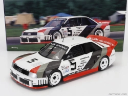 Werk83 Audi 90 Quattro Imsa Gto Team Audi Sport N 5 2nd Laguna Imsa 1989 Hurley Haywood 1:18 Bílá Šedá Červená