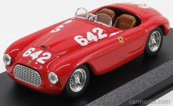 Art-model Ferrari 166mm Barchetta Ch.0010 N 642 Mille Miglia 1949 Taruffi - Nicolini 1:43 Red