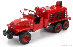 BAZAR - Edicola GMC Cckw 353 Tanker Truck 1960 - Fire Engine - Vigili Del Fuoco - Feuerwehr 1:43 Red