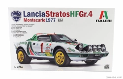 Italeri Lancia Stratos Hf Alitalia Gr.4 (nočná verzia) N 1 Winner Rally Montecarlo 1977 Sandro Munari - Silvio Maiga + Stratos Hf Street Version 1974 1:12 /