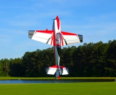 RC letadlo 91" Extra NG - Červená/Stříbrná 2,31m
