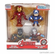 Jada Sada figúrok 4x Avengers - Black Panther - Iron Man - Ant-man - Captain America - cm. 6.0 1:32 Rôzne