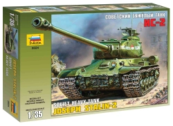 Zvezda těžký sovětský tank IS-2 (1:35)
