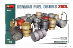 Miniart Accessories German Gasoline Fuel Drums 200 Litre 1:48 /