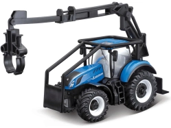 Bburago New Holland T7.315 HD 10 cm – lesný traktor