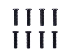 Skrutky M2,5*8, polguľatá hlava