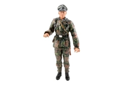 1/16 figurka Sd.Kfz. 251 velitel čety (poručík), ručně malovaná, platan kamufláž, jaro