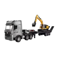 RC kamion na dálkové ovládání 1:18 RTR s bagrem