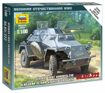 Zvezda Snap Kit - Sd.Kfz.222 (1:100)