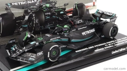 Minichamps Mercedes gp F1 W14 Team Mercedes-amg Petronas Formula One N 63 7th Bahrain Gp 2023 George Russel 1:43 Matt Black