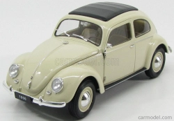 Welly Volkswagen Beetle Classic s uzavretou strechou 1950 1:18 Ivory