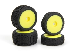 Microbe Buggy kolesá kompletné (žltá/predné/zadné)