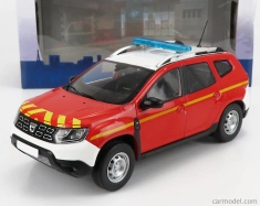 Solido Dacia Duster Mkii Sapeurs Pompiers 2018 1:18 Červeno-žltá