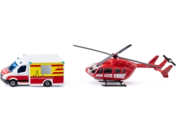 SIKU Super - Ambulance s vrtulníkem 1:87