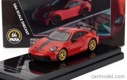 Paragon-models Porsche 911 992-2 Gt3 Coupe Lhd 2024 1:64 Guardians Red