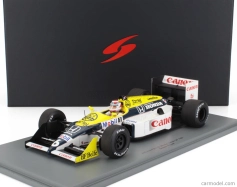 Spark-model Williams F1  Fw11b Honda N 6 World Champion Winner Gp Monza Italy 1987 Nelson Piquet 1:18 Modrá Žlutá Bílá