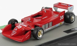 Edicola Alfa romeo F1 177 N 35 Sezóna 1979 Bruno Giacomelli 1:43 Červená biela