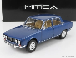 Mitica-diecast Alfa romeo 2000 Berlina 1971 - Cerchi Millerighe Wheels 1:18 Blue Pervinca Met 349