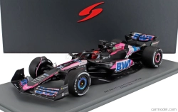 Spark-model Alpine F1  A524 Team Bwt Alpine N 31 Bahrain Gp 2024 Esteban Ocon 1:18 Černá Modrá Růžová
