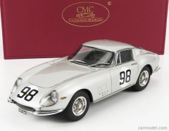 Cmc Ferrari 275 Gtb/c Competizione Ch.9051 N 98 500km Mugello 1966 R.sinibaldi - M.grana 1:18 Striebro