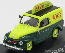 Edicola Fiat 500c Furgoncino Van Riello 1959 1:43 Zelenožltá