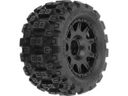 Pro-Line bike 1:18 Badlands MX 1.85" F/R MTD, disc H12 black (4): Granite GROM