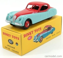 Edicola Jaguar Xk120 Coupe 1948 1:43 červená svetlomodrá
