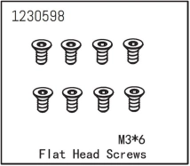 Flat Head Screw M3*6 (8)