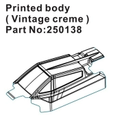 HBP250138 - Speck-B Printed Lexan Body - vintage creme