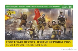 Zvezda Figures Soldier Military Soviet Infantry 1945 1:35 /