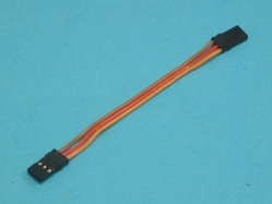 Predlžovací kábel JR 10 cm s dutým jadrom 0,25 mm2