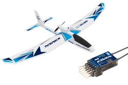RC letadlo KAVAN Beta 1400 s R6 Rx, modrá
