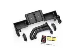 Traxxas Chassis tray/driveshaft clamps/fuel filler (black)