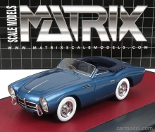 Matrix scale models Pegaso Z-102 2-series Saoutchik Cabriolet Open 1954 1:43 Light Blue