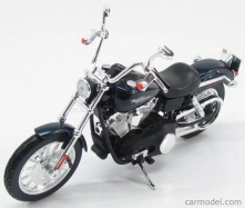 Maisto Harley davidson Fxdbi Dyna Street Bob 2006 1:12 Modrá Met Černá