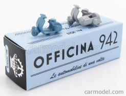 Officina-942 Piaggio Set 2x Vespa 98 + Vespa 98 Sidecar 1946 1:76 svetlomodrá svetlosivá