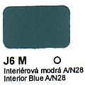 Agama Email J6 M Interiérová modrá A/N28